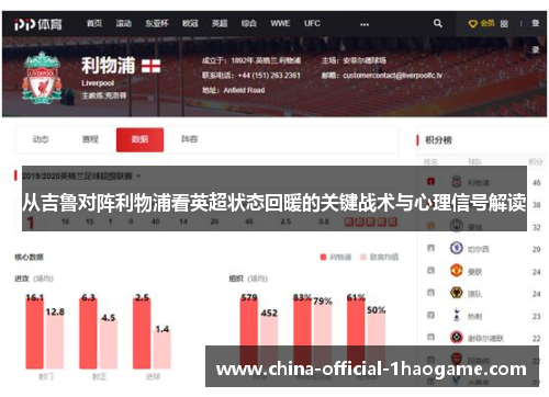 从吉鲁对阵利物浦看英超状态回暖的关键战术与心理信号解读